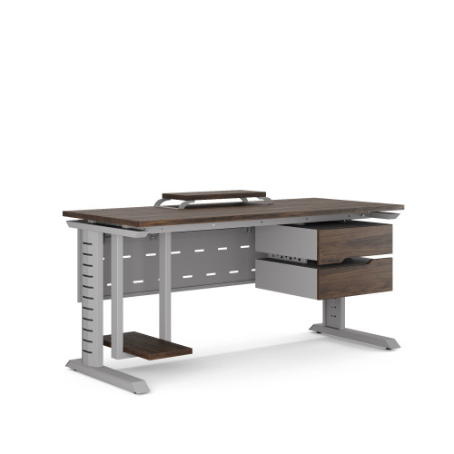 Стол компьютерный Kobor KL2-180/60 aluminum/charlston Стол компьютерный Kobor KL2-180/60 aluminum/charlston