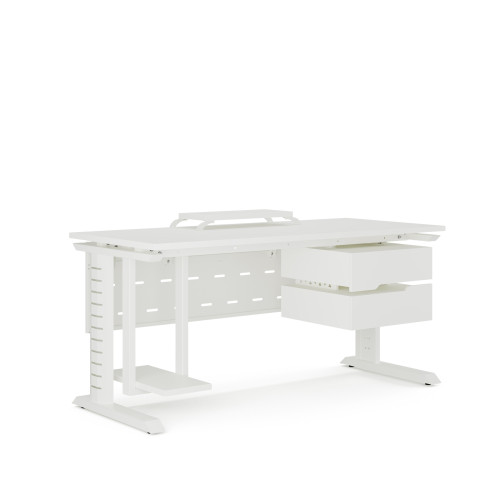 Стол компьютерный Kobor KL2-140/80 white/premium Стол компьютерный Kobor KL2-140/80 white/premium