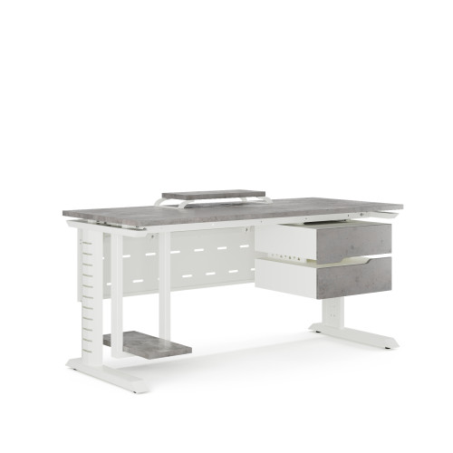 Стол компьютерный Kobor KL2-80/70 white/chicago Стол компьютерный Kobor KL2-80/70 white/chicago