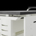 Стол компьютерный Kobor KL2-100/70 white/wood Стол компьютерный Kobor KL2-100/70 white/wood