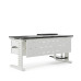 Стол компьютерный Kobor KL2-100/80 white/wood Стол компьютерный Kobor KL2-100/80 white/wood