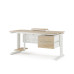 Стол компьютерный Kobor KL2-100/70 white/natural