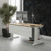 Стол компьютерный Kobor KL2-160/80 white/natural