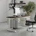 Стол компьютерный Kobor KL2-180/70 white/charlston Стол компьютерный Kobor KL2-180/70 white/charlston