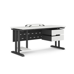 Стол компьютерный Kobor KT-160/80 black/premium