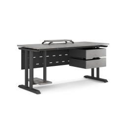 Стол компьютерный Kobor KT-80/80 black/chicago