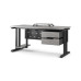 Стол компьютерный Kobor KT-120/80 black/chicago Стол компьютерный Kobor KT-120/80 black/chicago
