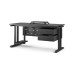 Стол компьютерный Kobor KT-100/60 black/wood