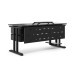 Стол компьютерный Kobor KT-160/60 black/wood