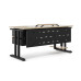 Стол компьютерный Kobor KT-180/80 black/natural Стол компьютерный Kobor KT-180/80 black/natural