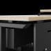 Стол компьютерный Kobor KT-180/80 black/natural Стол компьютерный Kobor KT-180/80 black/natural