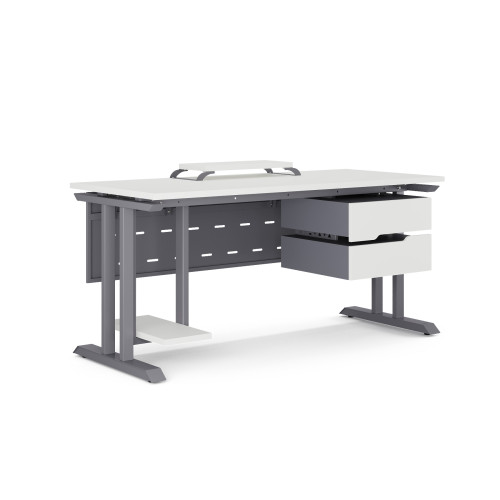 Стол компьютерный Kobor KT-160/60 graphite/premium