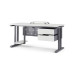 Стол компьютерный Kobor KT-120/80 graphite/premium