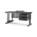 Стол компьютерный Kobor KT-80/60 graphite/wood