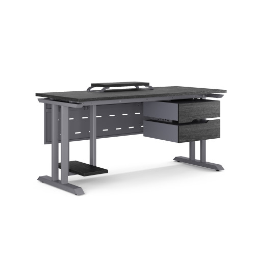 Стол компьютерный Kobor KT-120/70 graphite/wood Стол компьютерный Kobor KT-120/70 graphite/wood