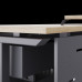 Стол компьютерный Kobor KT-80/60 graphite/natural Стол компьютерный Kobor KT-80/60 graphite/natural