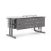Стол компьютерный Kobor KT-100/80 aluminum/premium Стол компьютерный Kobor KT-100/80 aluminum/premium