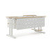 Стол компьютерный Kobor KT-100/80 white/natural Стол компьютерный Kobor KT-100/80 white/natural