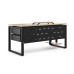 Стол компьютерный Kobor KO1-120/70 black/natural