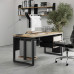 Стол компьютерный Kobor KO1-100/80 black/natural Стол компьютерный Kobor KO1-100/80 black/natural