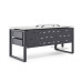 Стол компьютерный Kobor KO1-140/80 graphite/premium