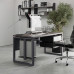 Стол компьютерный Kobor KO1-120/60 graphite/chicago Стол компьютерный Kobor KO1-120/60 graphite/chicago
