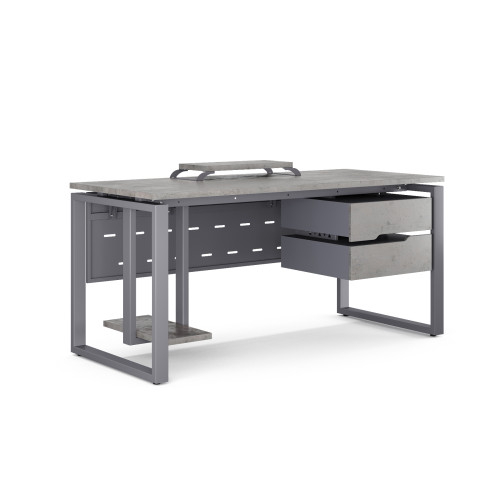 Стол компьютерный Kobor KO1-120/70 graphite/chicago Стол компьютерный Kobor KO1-120/70 graphite/chicago