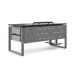 Стол компьютерный Kobor KO1-100/60 aluminum/wood Стол компьютерный Kobor KO1-100/60 aluminum/wood