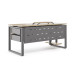 Стол компьютерный Kobor KO1-180/70 aluminum/natural Стол компьютерный Kobor KO1-180/70 aluminum/natural
