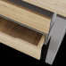 Стол компьютерный Kobor KO1-180/70 aluminum/natural Стол компьютерный Kobor KO1-180/70 aluminum/natural