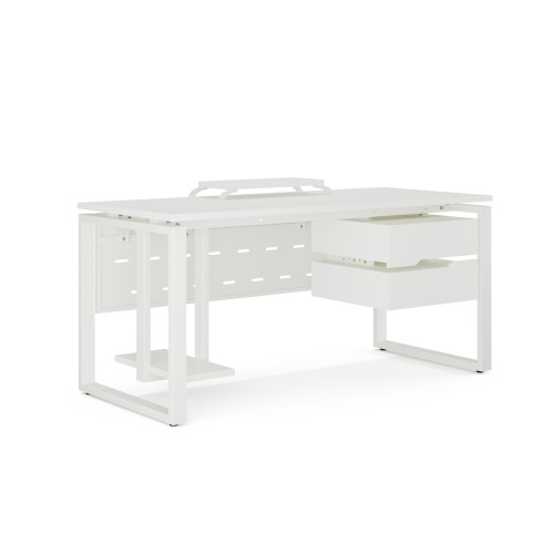 Стол компьютерный Kobor KO1-80/70 white/premium Стол компьютерный Kobor KO1-80/70 white/premium