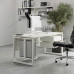 Стол компьютерный Kobor KO1-100/70 white/premium