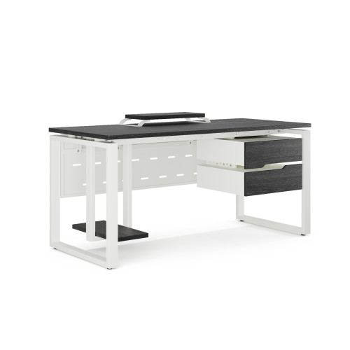 Стол компьютерный Kobor KO1-120/60 white/wood