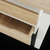 Стол компьютерный Kobor KO1-100/80 white/natural