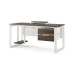 Стол компьютерный Kobor KO1-80/80 white/charlston Стол компьютерный Kobor KO1-80/80 white/charlston