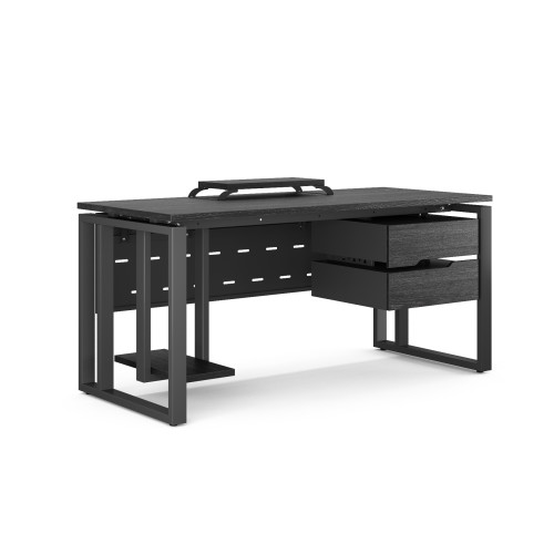 Стол компьютерный Kobor KO2-120/60 black/wood