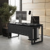 Стол компьютерный Kobor KO2-100/70 black/wood Стол компьютерный Kobor KO2-100/70 black/wood