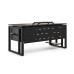 Стол компьютерный Kobor KO2-160/80 black/charlston Стол компьютерный Kobor KO2-160/80 black/charlston