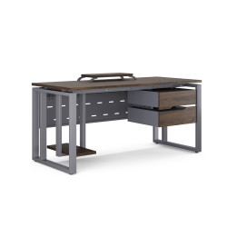 Стол компьютерный Kobor KO2-120/60 graphite/charlston