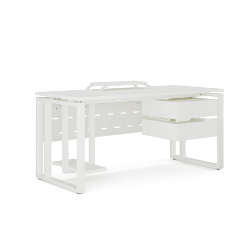 Стол компьютерный Kobor KO2-100/70 white/premium Стол компьютерный Kobor KO2-100/70 white/premium