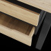 Стол компьютерный Kobor KTR-140/80 black/natural Стол компьютерный Kobor KTR-140/80 black/natural