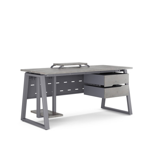 Стол компьютерный Kobor KTR-120/80 graphite/chicago