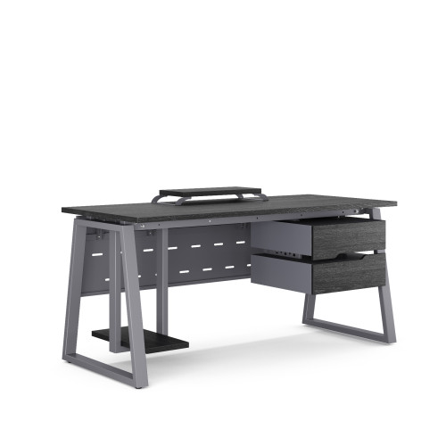 Стол компьютерный Kobor KTR-100/60 graphite/wood Стол компьютерный Kobor KTR-100/60 graphite/wood