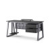 Стол компьютерный Kobor KTR-80/70 graphite/wood Стол компьютерный Kobor KTR-80/70 graphite/wood