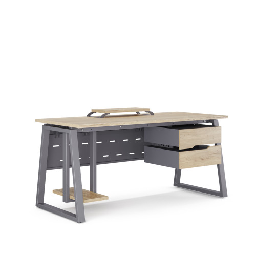 Стол компьютерный Kobor KTR-80/70 graphite/natural