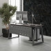 Стол компьютерный Kobor KTR-80/60 aluminum/chicago