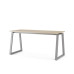 Стол компьютерный Kobor KTR-140/80 aluminum/natural Стол компьютерный Kobor KTR-140/80 aluminum/natural
