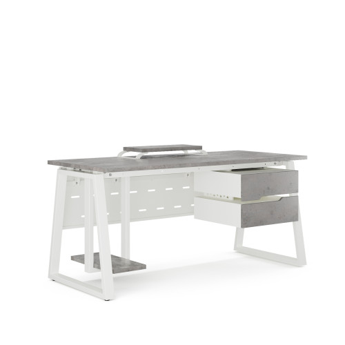 Стол компьютерный Kobor KTR-100/70 white/chicago Стол компьютерный Kobor KTR-100/70 white/chicago