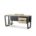 Стол компьютерный Kobor KOTR-80/70 black/natural
