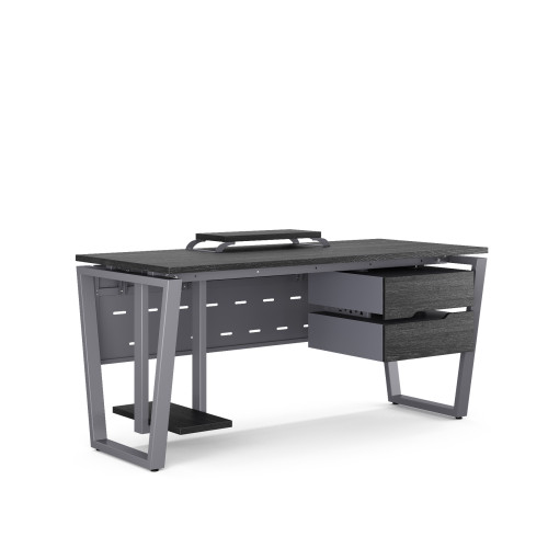 Стол компьютерный Kobor KOTR-160/60 graphite/wood Стол компьютерный Kobor KOTR-160/60 graphite/wood
